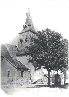 Vieille photo de l'église